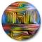 Designart - Colour Fusion VIII - Modern Metal Circle Wall Art